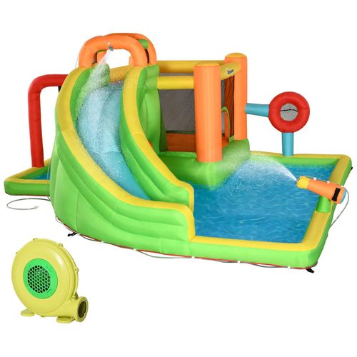 4251774960496 - Hüpfburg mit Wasserbecken Boxpfosten Rutsche und Tunnel bunt 478L x 440B x 210H cm aufblasbare hüpfburg wasserpark aufblasbare wasserspielcenter 4251774960496 - Hüpfburg mit Wasserbecken Boxpfosten Rutsche und Tunnel bunt 478L x 440B x 210H cm aufblasbare hüpfburg wasserpark aufblasbare wasserspielcenter