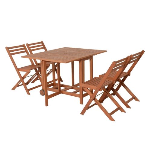 4041908136077 - Sitzgruppe ANAHEIM braun Holz 5-teilig 4041908136077 Garden Pleasure 4041908136077 - Sitzgruppe ANAHEIM braun Holz 5-teilig 4041908136077 Garden Pleasure