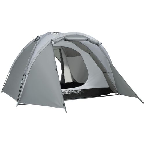 4251774952392 - Campingzelt mit Meshfenster grau 350L x 220B x 145H cm transporttasche kuppelzelt zelt für 2-3 personen mit meshfenster 4251774952392 - Campingzelt mit Meshfenster grau 350L x 220B x 145H cm transporttasche kuppelzelt zelt für 2-3 personen mit meshfenster