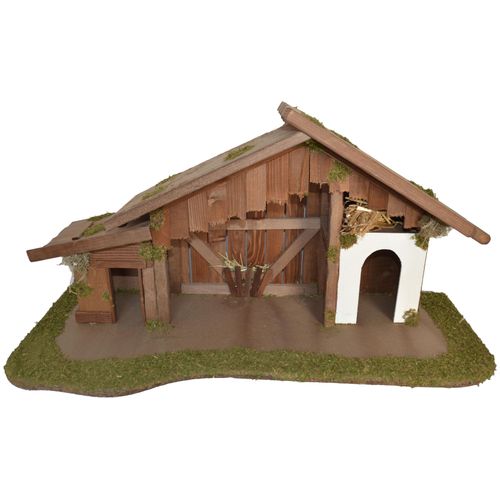 4251020712022 - Krippe ALFRED KOLBE Weihnachtsdeko braun (braun natur) B70cm H33cm T35cm Holzwerkstoff Weihnachtskrippen aus Holz 70x35x33 cm für Figuren bis 13 cm Höhe 4251020712022 - Krippe ALFRED KOLBE Weihnachtsdeko braun (braun natur) B70cm H33cm T35cm Holzwerkstoff Weihnachtskrippen aus Holz 70x35x33 cm für Figuren bis 13 cm Höhe