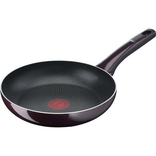 3168430312821 - Bratpfanne Resist Intense Aluminium (1-tlg) Emaille Antihaft Thermo-Signal alle Herdarten außer Induktion rot
