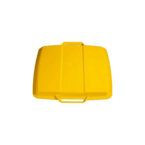 4023122104285 - Steckdeckel mit 2 Handgriffen für Inhalt 90 l lose aufliegend gelb 4023122104285 - Steckdeckel mit 2 Handgriffen für Inhalt 90 l lose aufliegend gelb