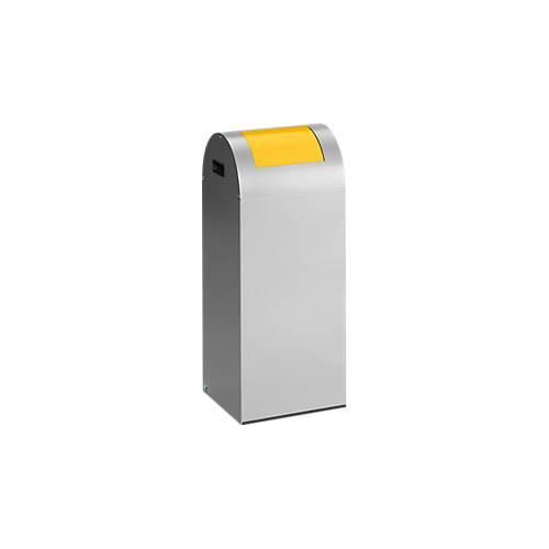 4030695210107 - VAR Selbstlöschender Wertstoffsammler Volumen 60 l BxHxT 320 x 800 x 320 mm silber Klappe gelb