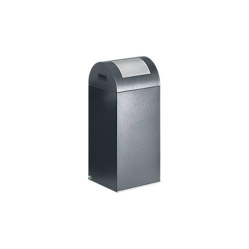 4030695210022 - VAR Selbstlöschender Wertstoffsammler Volumen 60 l BxHxT 320 x 800 x 320 mm antiksilber Klappe silber 4030695210022 - VAR Selbstlöschender Wertstoffsammler Volumen 60 l BxHxT 320 x 800 x 320 mm antiksilber Klappe silber
