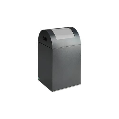 4030695210725 - VAR Selbstlöschender Wertstoffsammler Volumen 43 l BxHxT 320 x 600 x 320 mm antiksilber Klappe silber 4030695210725 - VAR Selbstlöschender Wertstoffsammler Volumen 43 l BxHxT 320 x 600 x 320 mm antiksilber Klappe silber
