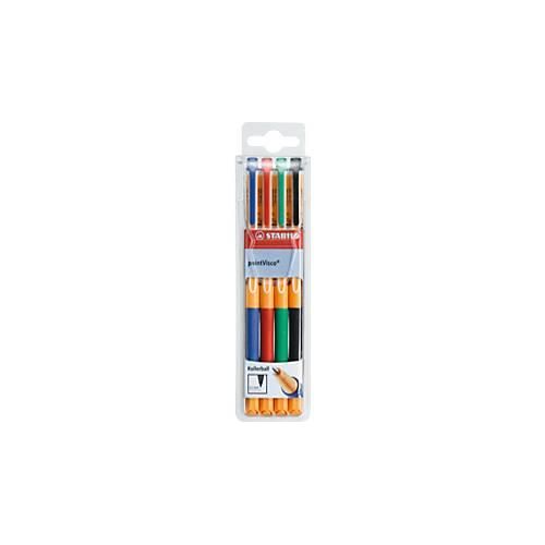 4006381360616 - STABILO pointVisco Gelschreiber orange 05 mm Schreibfarbe farbsortiert 4 St 4006381360616 - STABILO pointVisco Gelschreiber orange 05 mm Schreibfarbe farbsortiert 4 St