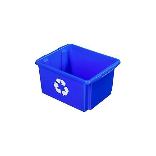 8711112390676 - Recycle-Box Nesta 32 l L 455 x B 360 x H 240 mm blau 8711112390676 - Recycle-Box Nesta 32 l L 455 x B 360 x H 240 mm blau