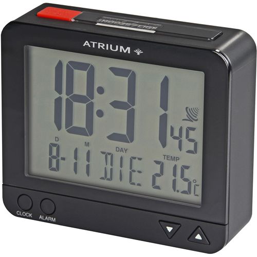 4037921003786 - Funkwecker ATRIUM A760-7 schwarz Wecker Digitalwecker Quarzwecker Innentemperatur Schlafzimmer 4037921003786 - Funkwecker ATRIUM A760-7 schwarz Wecker Digitalwecker Quarzwecker Innentemperatur Schlafzimmer