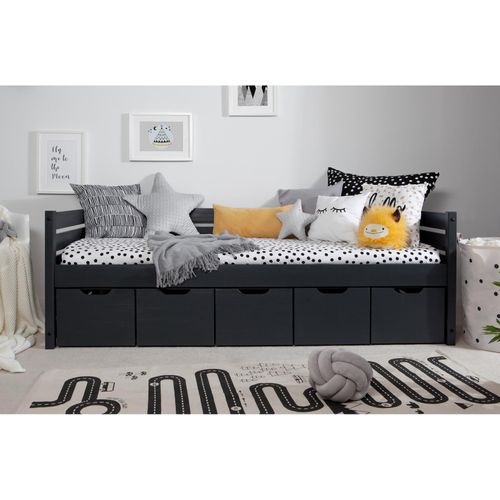 4251105962960 - TiCAA Sofabett Naomi inkl 5x Schubkästen 90x200