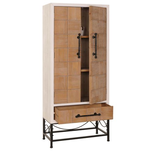 4057651649641 - Hochschrank MCW-N30 Schrank Bücherschrank Wohnzimmerschrank mit Türen und Schublade Massiv-Holz MDF 167x72x41cm 4057651649641 - Hochschrank MCW-N30 Schrank Bücherschrank Wohnzimmerschrank mit Türen und Schublade Massiv-Holz MDF 167x72x41cm