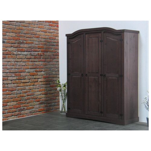 4250781446382 - 3 türiger Kiefer Kleiderschrank New Mexiko Mexico Schlafzimmer-Schrank kolonial 4250781446382 - 3 türiger Kiefer Kleiderschrank New Mexiko Mexico Schlafzimmer-Schrank kolonial