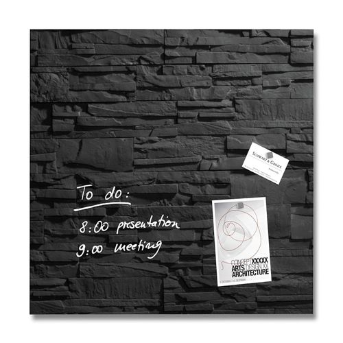 4055325835734 - GL169 Glas-Magnetboard 48 x 48 cm Schiefer-Stone Magnettafel Artverum GL169-A - Sigel 4055325835734 - GL169 Glas-Magnetboard 48 x 48 cm Schiefer-Stone Magnettafel Artverum GL169-A - Sigel
