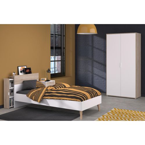 3480940303091 - Kinderzimmer-Set 4-teilig Aalborg 3 Weiß Japanische Eiche 3480940303091 - Kinderzimmer-Set 4-teilig Aalborg 3 Weiß Japanische Eiche