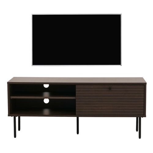 4057651707075 - TV-Rack MCW-N78 Lowboard TV-Schrank skandinavischer Stil Metall Holz Melamin MVG 50x120x40cm ~ dunkelbraun 4057651707075 - TV-Rack MCW-N78 Lowboard TV-Schrank skandinavischer Stil Metall Holz Melamin MVG 50x120x40cm ~ dunkelbraun