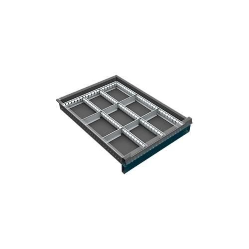 4250510889244 - Schubladenunterteilung 9 Fächer 60-120 mm 4250510889244 - Schubladenunterteilung 9 Fächer 60-120 mm