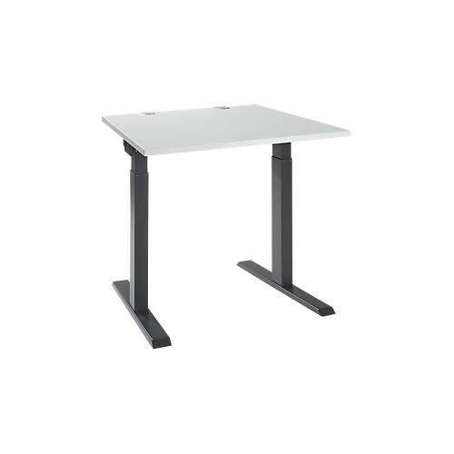4251898819489 - Select Schreibtisch ERGO-T 20 Quadrat T-Fuß B 800 x T 800 x H 675-895 mm lichtgrau anthrazit 4251898819489 - Select Schreibtisch ERGO-T 20 Quadrat T-Fuß B 800 x T 800 x H 675-895 mm lichtgrau anthrazit