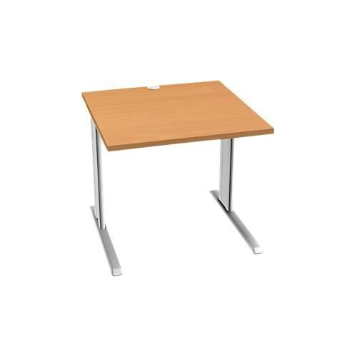 4250510837122 - Pure Schreibtisch PLANOVA BASIC Quadrat C-Fuß B 800 x T 800 x H 717 mm Buche weiß + Kabelkanal 4250510837122 - Pure Schreibtisch PLANOVA BASIC Quadrat C-Fuß B 800 x T 800 x H 717 mm Buche weiß + Kabelkanal