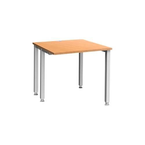4250510841570 - Genius Schreibtisch MODENA FLEX 4-Fuß-Quadratrohr verkürzte Seitenteile B 800 mm buche 4250510841570 - Genius Schreibtisch MODENA FLEX 4-Fuß-Quadratrohr verkürzte Seitenteile B 800 mm buche