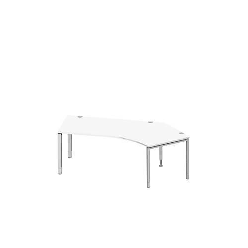 4250510844250 - Genius Winkelschreibtisch MODENA FLEX 135° Ansatz rechts B 2165 mm weiß 4250510844250 - Genius Winkelschreibtisch MODENA FLEX 135° Ansatz rechts B 2165 mm weiß
