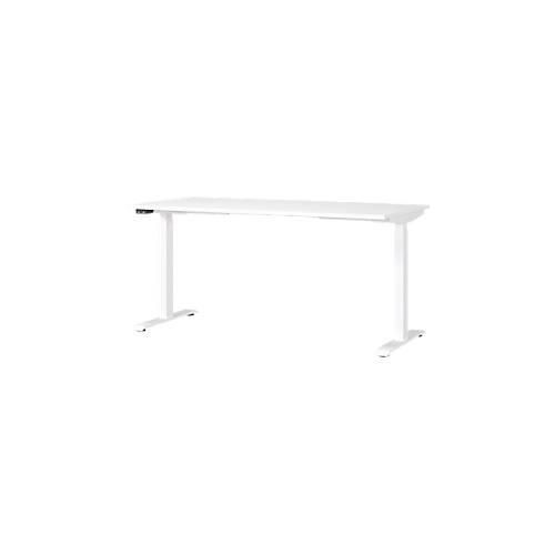 4005949790803 - Sitz-Steh-Schreibtisch JET 7908-84 elektrisch höhenverstellbar 72-120cm (H) 160cmx80cm (BxT) rechteckig weiß Weiß 40059497 4005949790803 - Sitz-Steh-Schreibtisch JET 7908-84 elektrisch höhenverstellbar 72-120cm (H) 160cmx80cm (BxT) rechteckig weiß Weiß 40059497