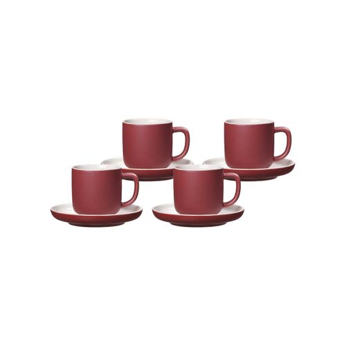 4262418970405 - Espressotassen mit Untertassen Jasper 100 ml 4er Set