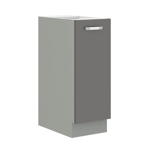 4260304598900 - Küchen Preisbombe - Küche Bianca Grey Hochglanz Grau Unterschrank 30 cm Schrankauszug Küchenschrank 4260304598900 - Küchen Preisbombe - Küche Bianca Grey Hochglanz Grau Unterschrank 30 cm Schrankauszug Küchenschrank