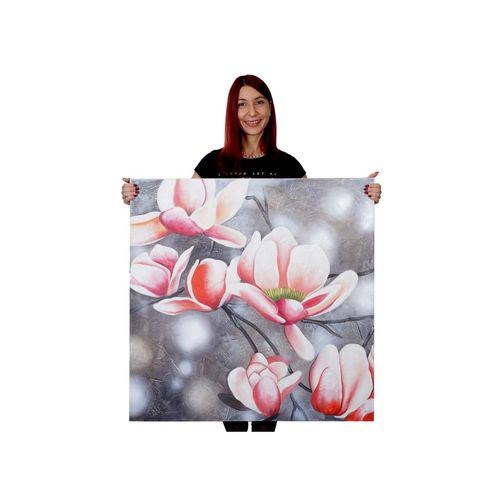 4057651156798 - Wandbild Blumenzweig 100% handgemaltes Ölgemälde Gemälde XL 90x90cm 4057651156798 - Wandbild Blumenzweig 100% handgemaltes Ölgemälde Gemälde XL 90x90cm