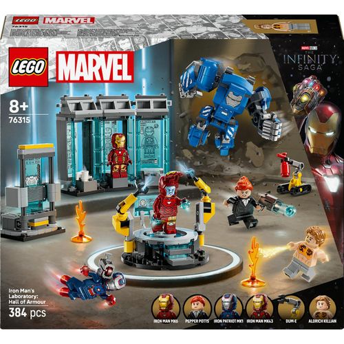 5702017817880 - 76315 Marvel Super Heroes Iron Mans Labor Halle der Rüstungen Konstruktionsspielzeug 5702017817880 - 76315 Marvel Super Heroes Iron Mans Labor Halle der Rüstungen Konstruktionsspielzeug