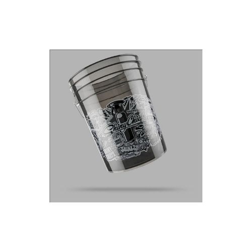 4255698223606 - Wascheimer - Großer Wasch Bucket für Autowäsche aus robustem HDPE-Kunststoff - 20L Fassungsvermögen - mit hochwertigem Aufdruck - Auto-Wasch-Eimer