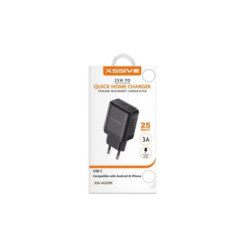 4252021394262 - 25W PD Fast Charge Typ-C Schnell-Ladegerät Netzladegerät 4252021394262 - 25W PD Fast Charge Typ-C Schnell-Ladegerät Netzladegerät