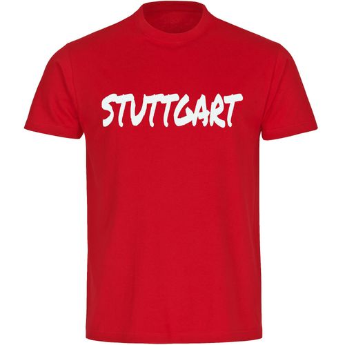 4068859511883 - multifanshop Herren T-Shirt - Stuttgart - Textmarker - Druck weiß - Männer 4068859511883 - multifanshop Herren T-Shirt - Stuttgart - Textmarker - Druck weiß - Männer