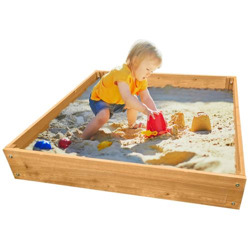 4255636600032 - NYVI Kinder Sandkasten NYVIKids Torino 90x90 cm - Sandkasten mit Innenfolie 4255636600032 - NYVI Kinder Sandkasten NYVIKids Torino 90x90 cm - Sandkasten mit Innenfolie
