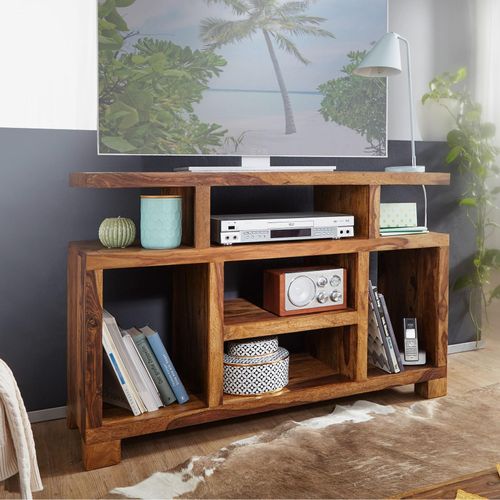 4250950206809 - Sideboard Sheesham Massivholz 115 x 76 x 40 cm Landhaus-Stil Fernseh-Kommode mit Staufächern TV-Schrank Anrichte Echt-Holz mit 4 Standbeinen 4250950206809 - Sideboard Sheesham Massivholz 115 x 76 x 40 cm Landhaus-Stil Fernseh-Kommode mit Staufächern TV-Schrank Anrichte Echt-Holz mit 4 Standbeinen