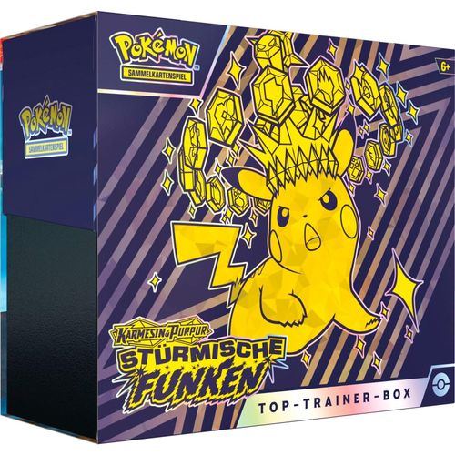 0820650459566 - Pokemon Sammelkarten Pokémon-TCG Karmesin & Purpur – Stürmische Funken Top Trainer Box 0820650459566 - Pokemon Sammelkarten Pokémon-TCG Karmesin & Purpur – Stürmische Funken Top Trainer Box