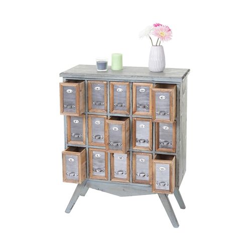 4057651135625 - Apotheker-Schrank MCW-A43 Kommode Tanne Holz massiv Vintage Shabby-Look 94x73x32cm 4057651135625 - Apotheker-Schrank MCW-A43 Kommode Tanne Holz massiv Vintage Shabby-Look 94x73x32cm