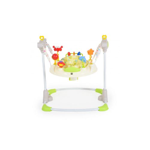 3800146244569 - Hopser Vista mit Spielcenter Musik Licht MP3-Anschluss Höhe einstellbar beige gelb