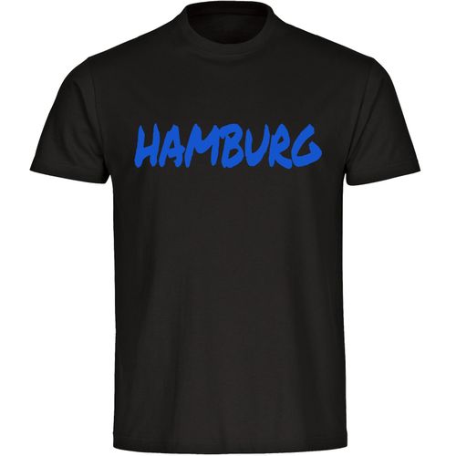 4068859509477 - multifanshop Kinder T-Shirt - Hamburg - Textmarker - Druck blau - Kind 4068859509477 - multifanshop Kinder T-Shirt - Hamburg - Textmarker - Druck blau - Kind