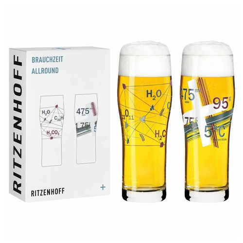 4001852075969 - Ritzenhoff Allroundglas Brauchzeit 630 ml 2er Set 4001852075969 - Ritzenhoff Allroundglas Brauchzeit 630 ml 2er Set