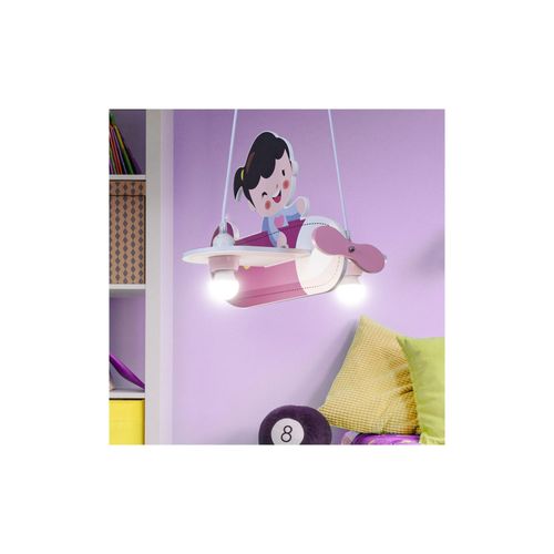 9007371483907 - - Hängeleuchte Flugzeug pink Kinderleuchte hängend Pendelleuchte Kinderzimmer Holz 2x E27 Fassungen LxBxH 43x40x120 cm 9007371483907 - - Hängeleuchte Flugzeug pink Kinderleuchte hängend Pendelleuchte Kinderzimmer Holz 2x E27 Fassungen LxBxH 43x40x120 cm