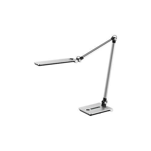 7612176092401 - Hansa LED Tischleuchte Wave 3000 - 5800 K 85 W stufenlos dimmbar Memoryfunktion 85 W silber-gebürstet