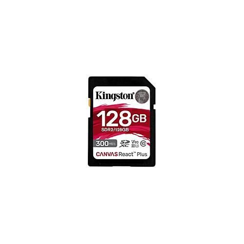 0740617301960 - KINGSTON Speicherkarte Canvas React Plus SD 128GB Speicherkarten Gr 128 GB schwarz