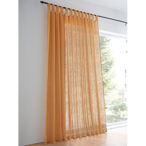 6930325717427 - Gardine HEINE HOME Gardinen Gr 245 cm Multifunktionsband 140 cm gelb (curry) Halbtransparente Gardinen 6930325717427 - Gardine HEINE HOME Gardinen Gr 245 cm Multifunktionsband 140 cm gelb (curry) Halbtransparente Gardinen