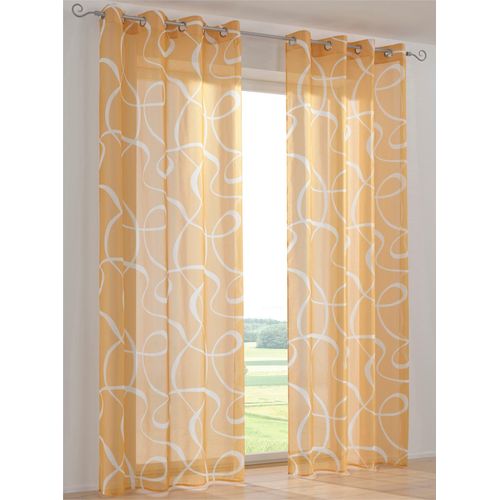 6943755984512 - Gardine HEINE HOME Gardinen Gr 175 cm Multifunktionsband 140 cm gelb (gelb weiß) Gardinen-Sets 6943755984512 - Gardine HEINE HOME Gardinen Gr 175 cm Multifunktionsband 140 cm gelb (gelb weiß) Gardinen-Sets