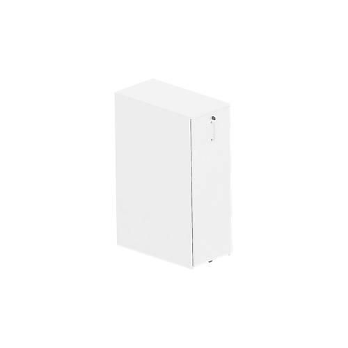 5900574627274 - Hochcontainer Big Tower BEXXSTAR 3 Regalfächer links abschließbar B 400 x T 800 x H 1155 mm weiß