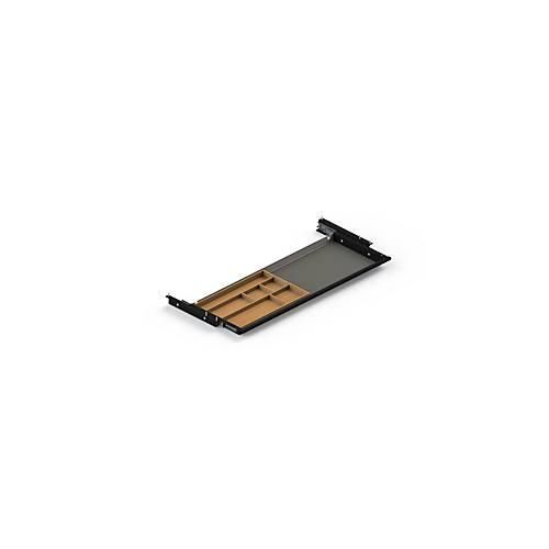 4260238821914 - Schublade für elektrisch höhenverstellbaren Schreibtisch Elements Metall mit Bambus-Inlay B 7596 x T 2645 x H 365 mm schwarz 4260238821914 - Schublade für elektrisch höhenverstellbaren Schreibtisch Elements Metall mit Bambus-Inlay B 7596 x T 2645 x H 365 mm schwarz