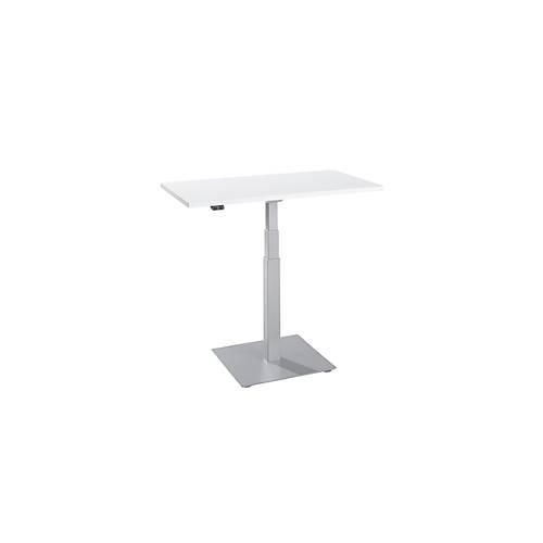 4251898813807 - Beistelltisch Start Off elektrisch höhenverstellbar Rechteck Säulenfuß B 1000 x T 600 x H 635-1285 mm weiß weißaluminium 4251898813807 - Beistelltisch Start Off elektrisch höhenverstellbar Rechteck Säulenfuß B 1000 x T 600 x H 635-1285 mm weiß weißaluminium