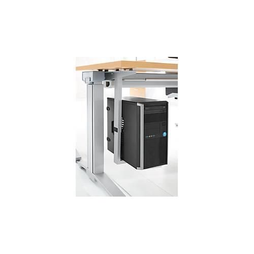 4260238829507 - Genius CPU-Halter für Schreibtisch e PLANOVA ERGOSTYLE breiten- & höhenverstellb Stahl pulverbeschichtet weißalu