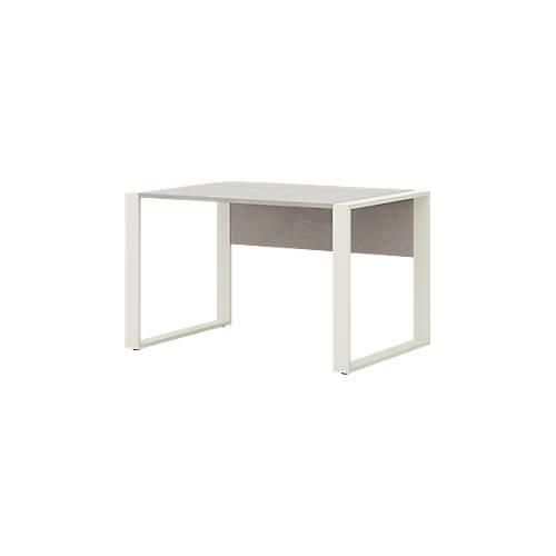 4050211956265 - Home Office Schreibtisch TEMPIO Rechteck Kufen B 1200 x T 800 x H 740 mm beton weiß + Kabelführungsbügel 4050211956265 - Home Office Schreibtisch TEMPIO Rechteck Kufen B 1200 x T 800 x H 740 mm beton weiß + Kabelführungsbügel