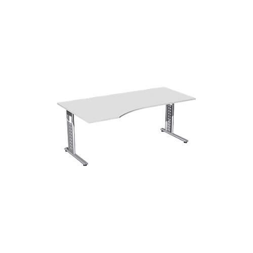4038933070797 - Schreibtisch ALICANTE Freiform Ansatz links B 1800 x T 1000 800 x H 680-820 mm lichtgrau 4038933070797 - Schreibtisch ALICANTE Freiform Ansatz links B 1800 x T 1000 800 x H 680-820 mm lichtgrau