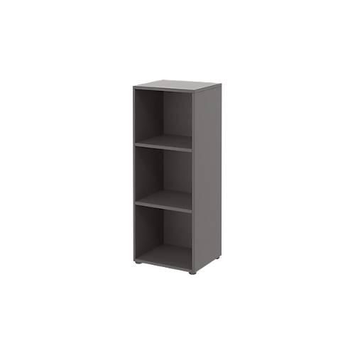 4059484217622 - Home Office Regal TEMPIO aus Holz 3 Fächer 3 OH B 400 x T 340 x H 1070 mm anthrazit 4059484217622 - Home Office Regal TEMPIO aus Holz 3 Fächer 3 OH B 400 x T 340 x H 1070 mm anthrazit